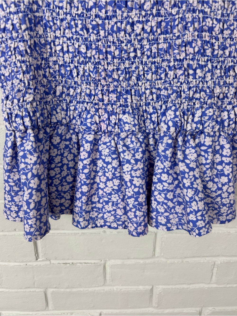 Altar’d State Floral Print Smocked Top Size M - Picture 5 of 9